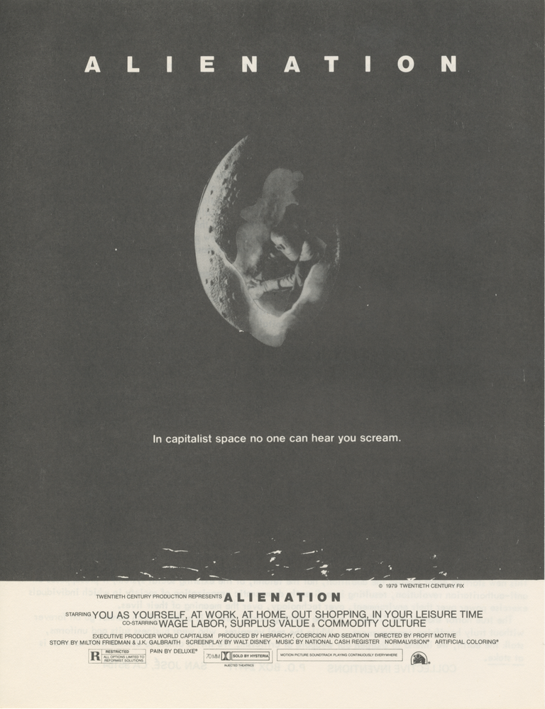 Item #10416 Alienation [post- Situationist detournement]