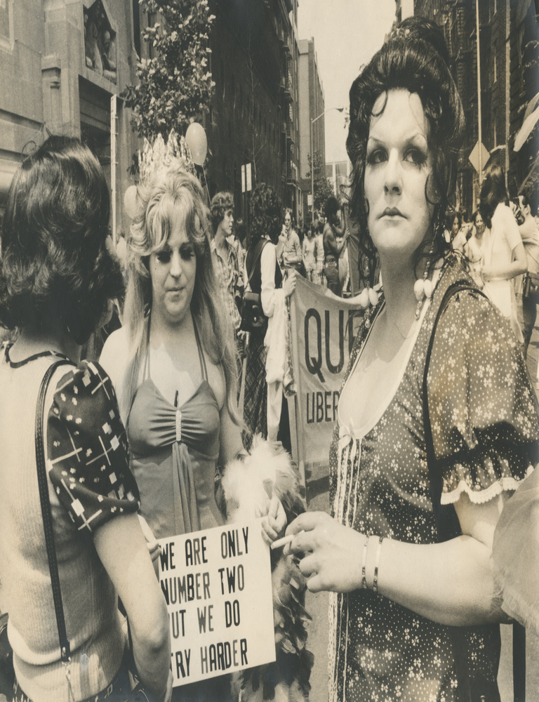 Item #10457 Photograph of Queens Liberation Front at the 1973 Christopher Street Liberation Day March